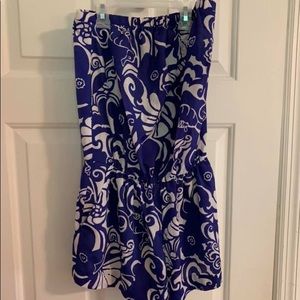 Lilly Pulitzer Strapless Romper XS like new